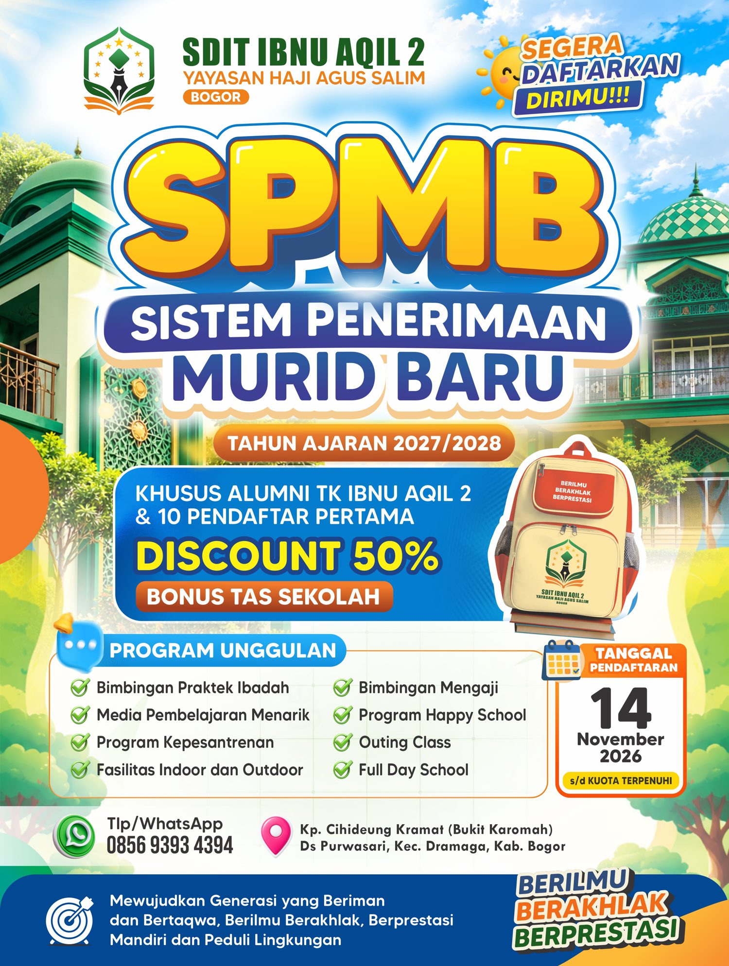 Brosur SDIT Ibnu Aqil 2